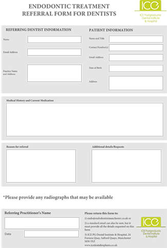 Dentist referral form